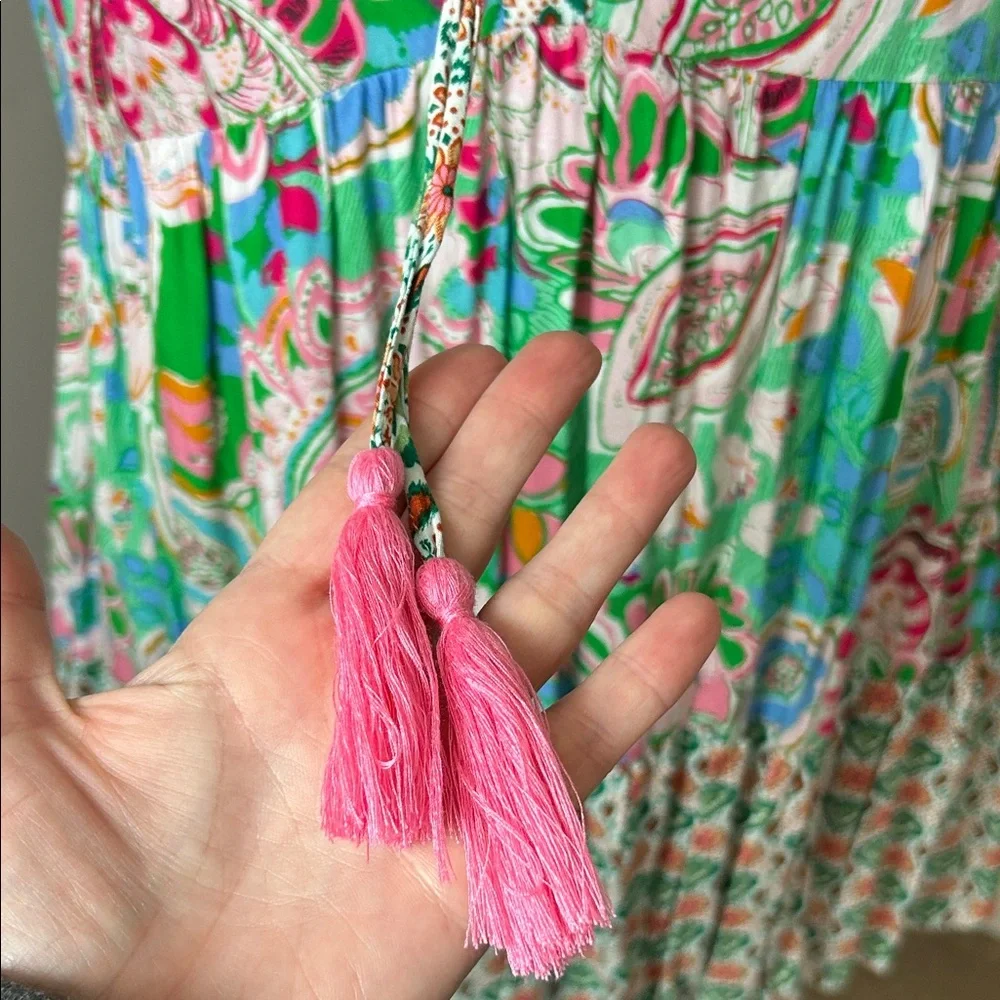 Sage & Fig Boho Floral Dress | Size Large - Picture 2 of 7